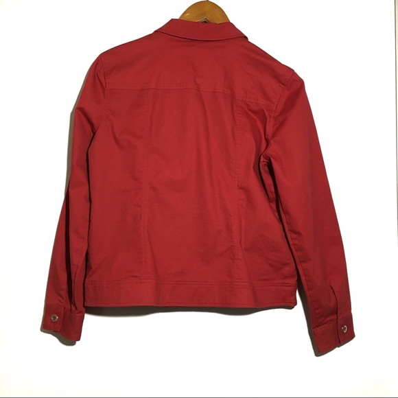 Christopher & Banks Red Women’s B/U Jacket Size S - Picture 2 of 8